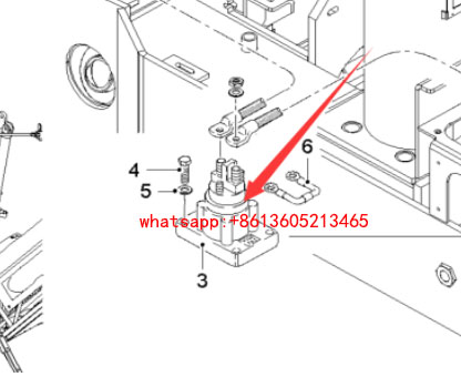 铣刨机电瓶开关继电器 24V